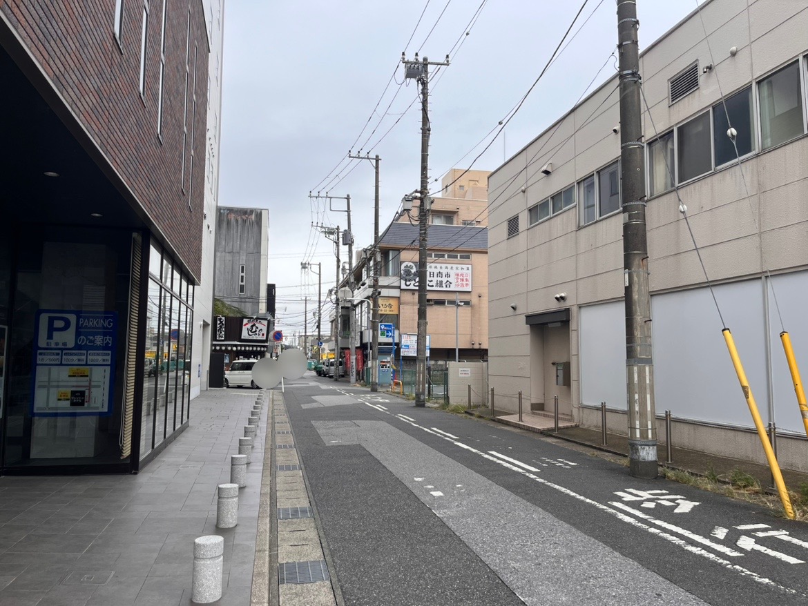 木更津駅東口や台ずしまでの道路。