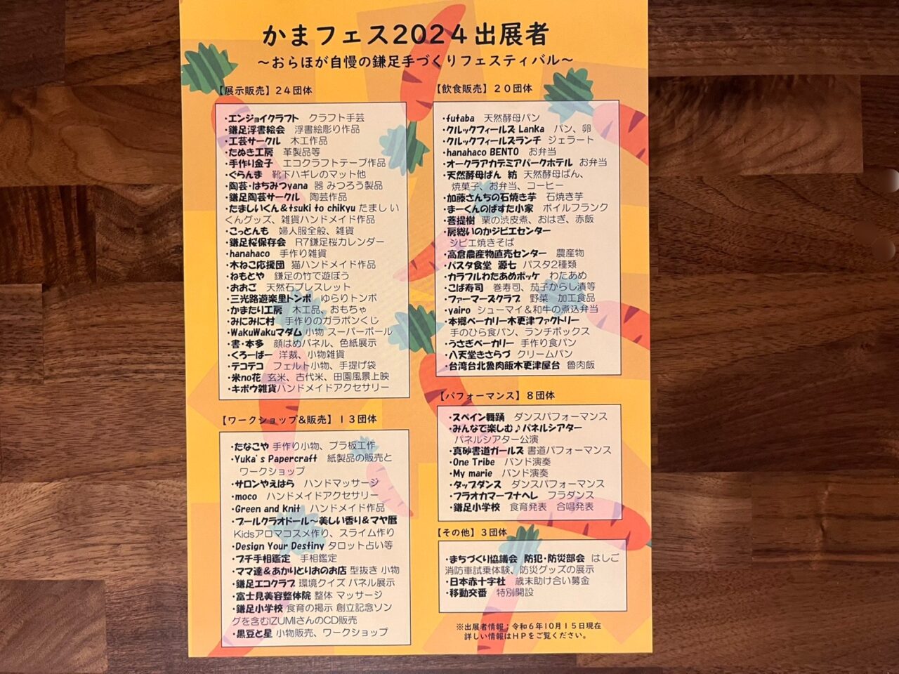 2024年12月8日(日)、鎌足にあるかずさアカデミアホールにて『かまフェス2024』が開催