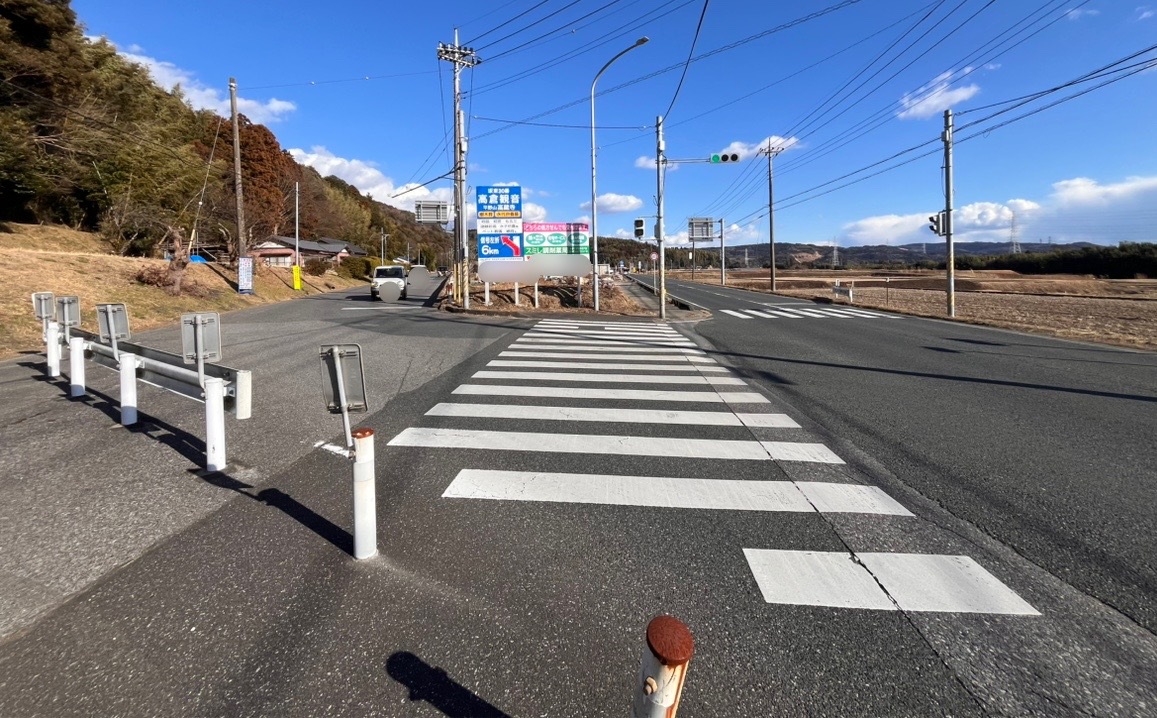 大井・小糸大谷線が9:00～17:00の間、舗装工事に伴い通行止め